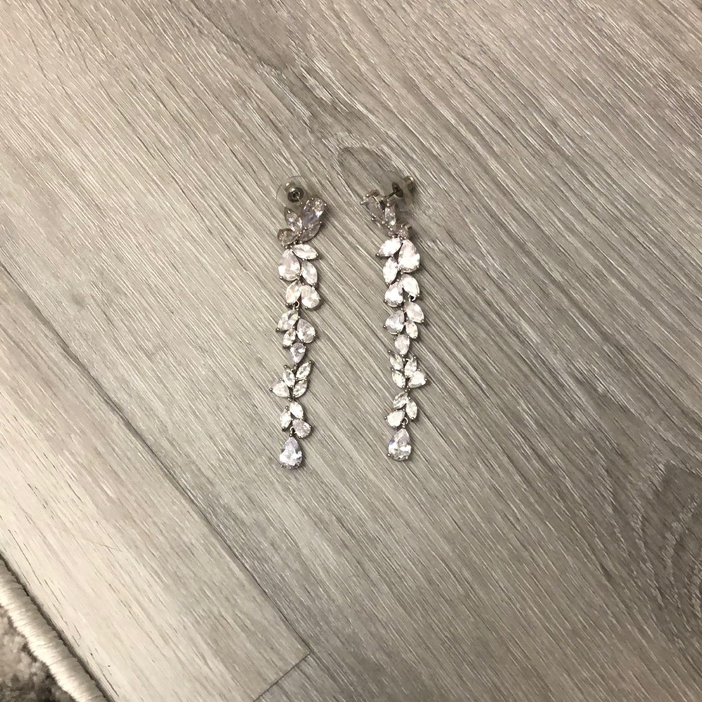 Swarovski crystal wedding earrings